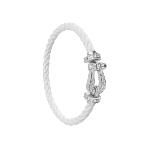 Bracelet Câble Marine — Acier Argenté