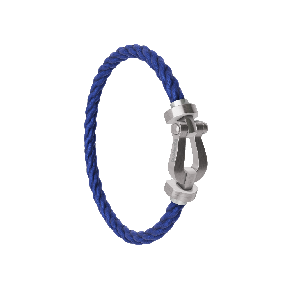 Bracelet Câble Marine — Bleu Indigo