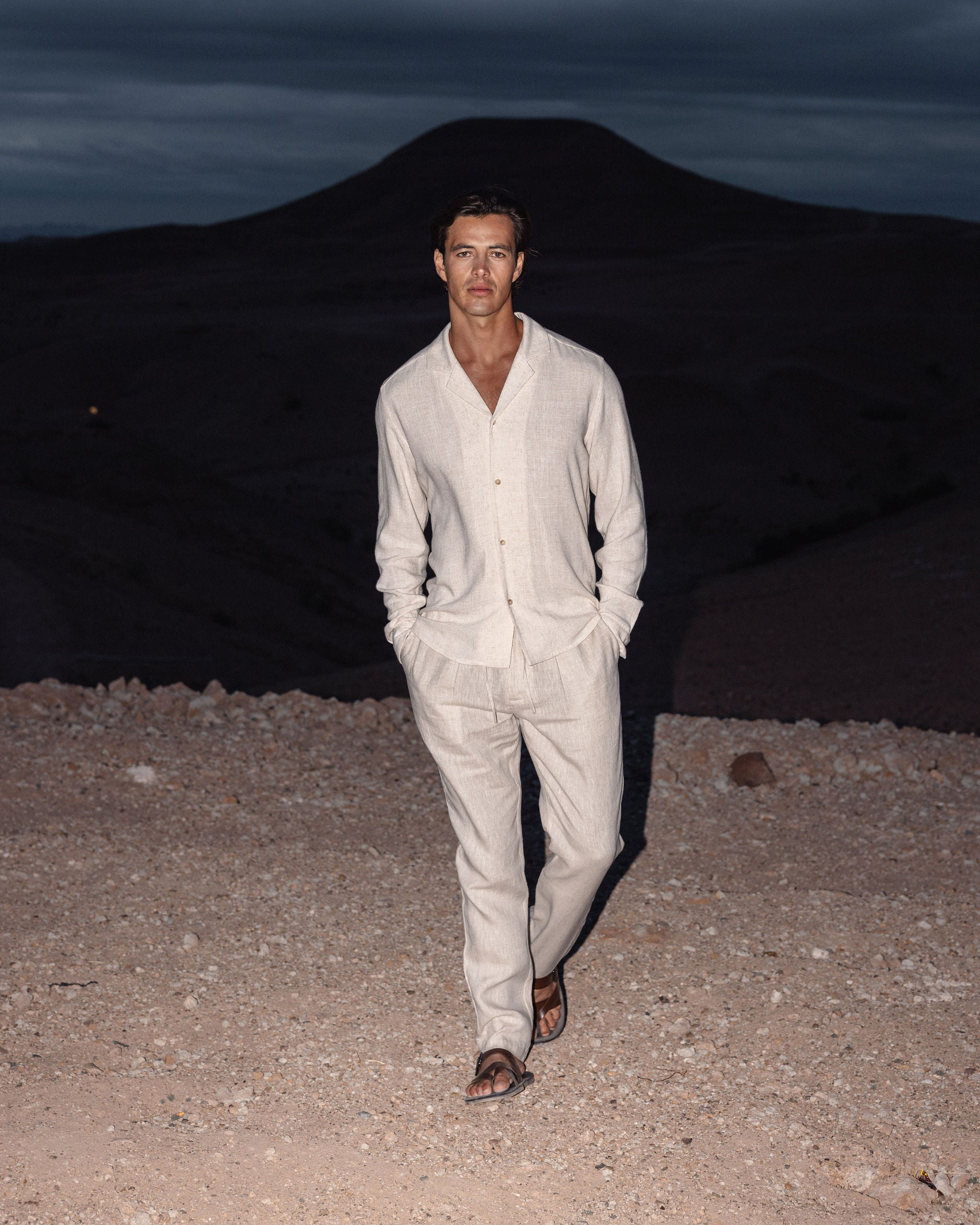 Pantalon Lin — Avoine