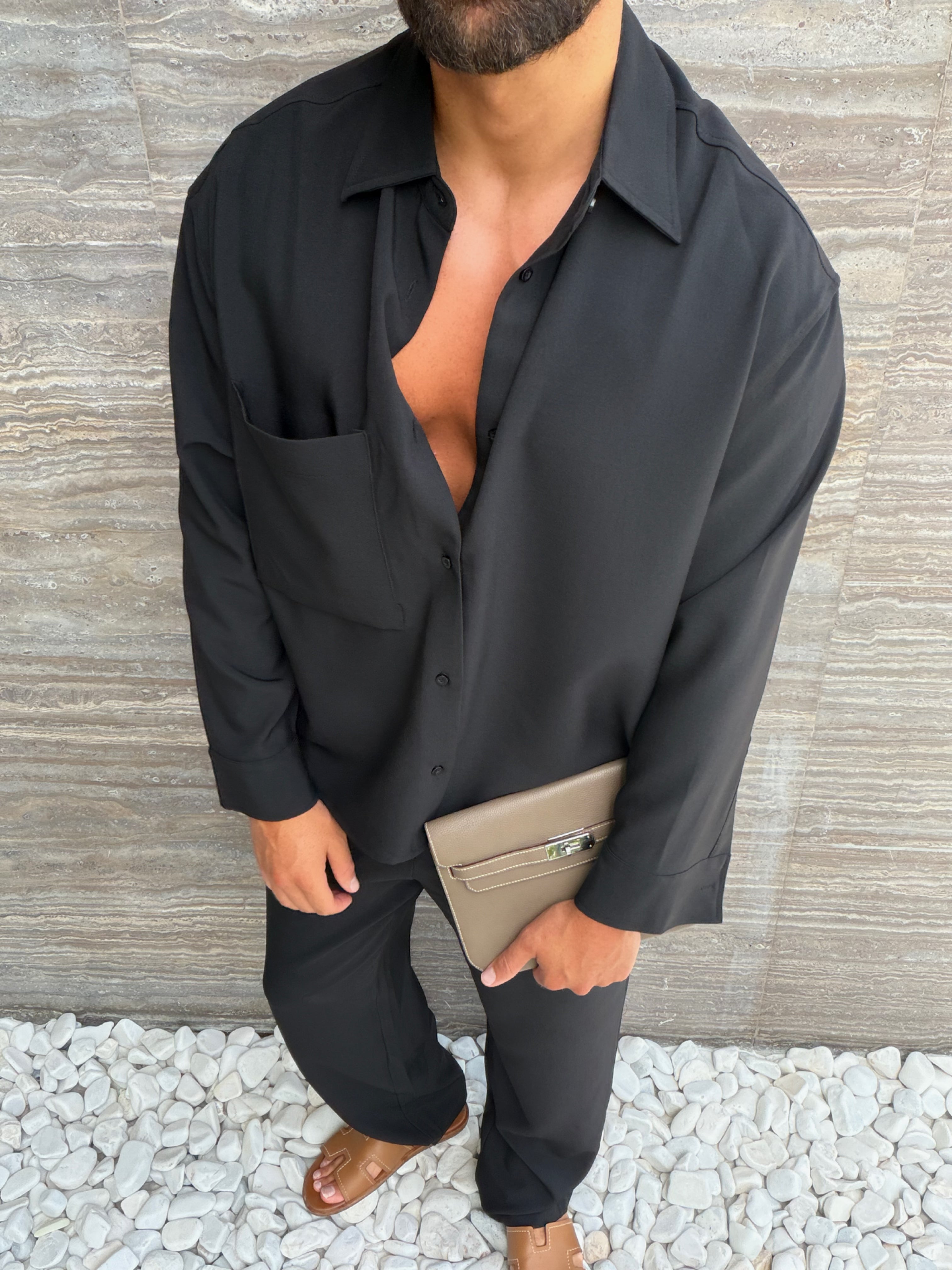 Chemise MILOS — Noir