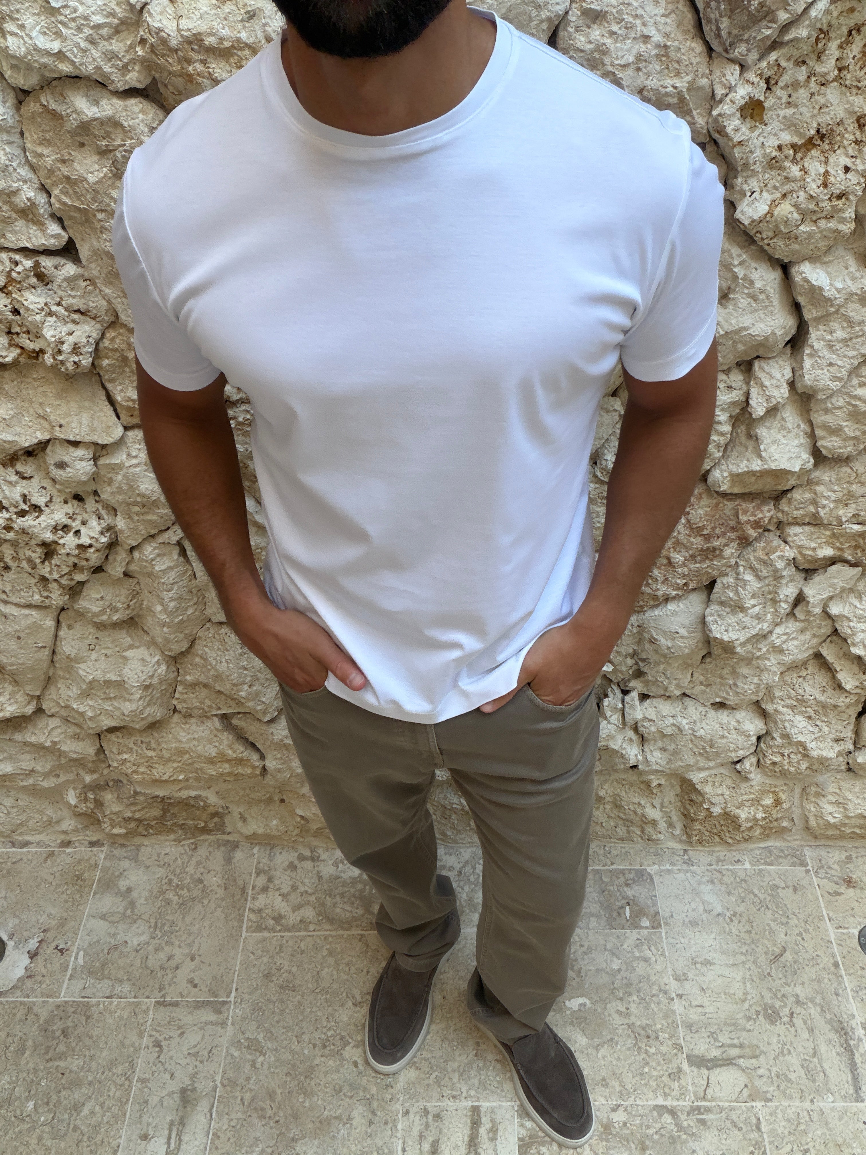 T-shirt Supima — Blanc