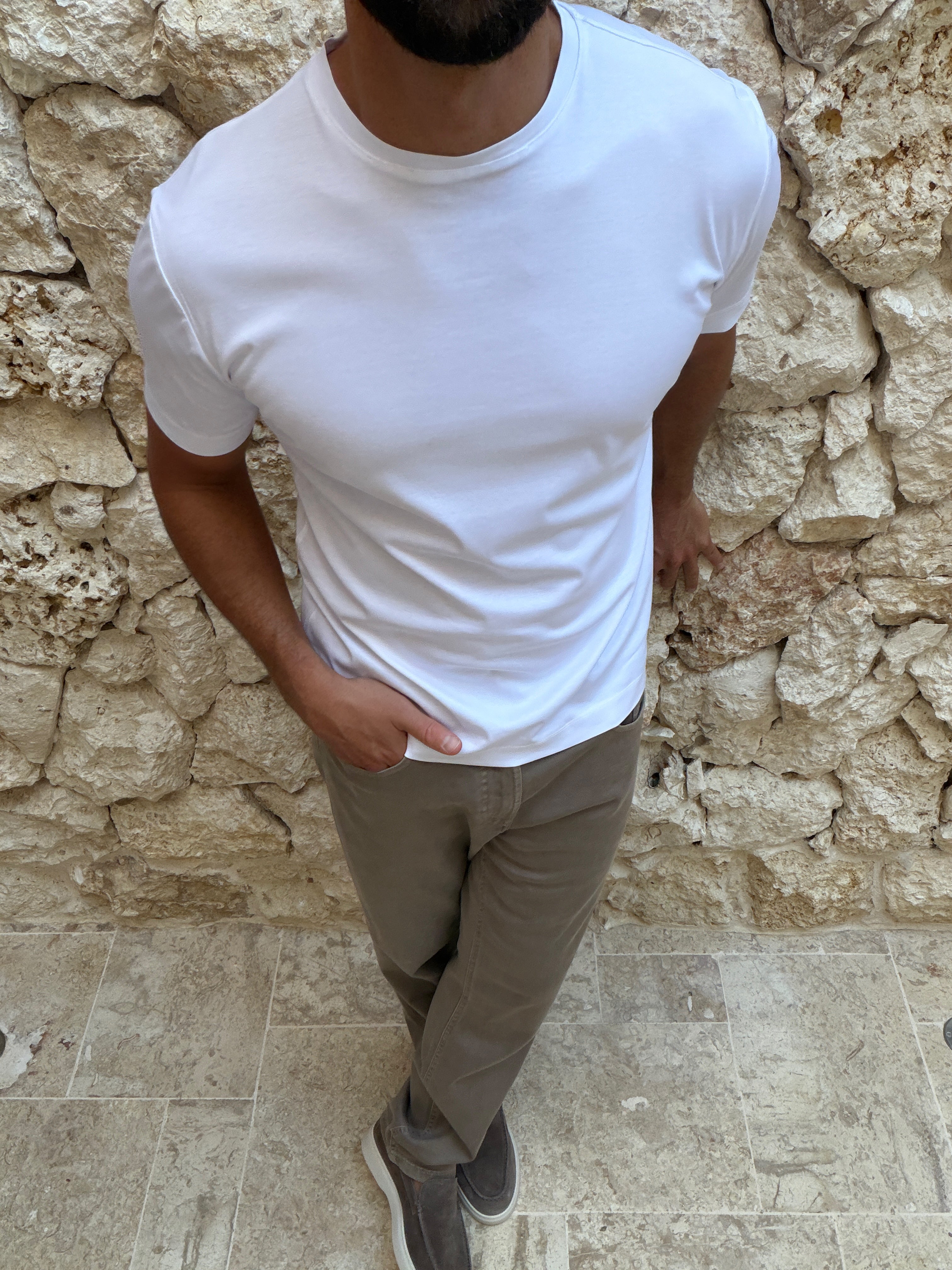 T-shirt Supima — Blanc