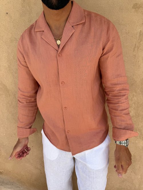 Chemise RIVÉ Lin — Satiné