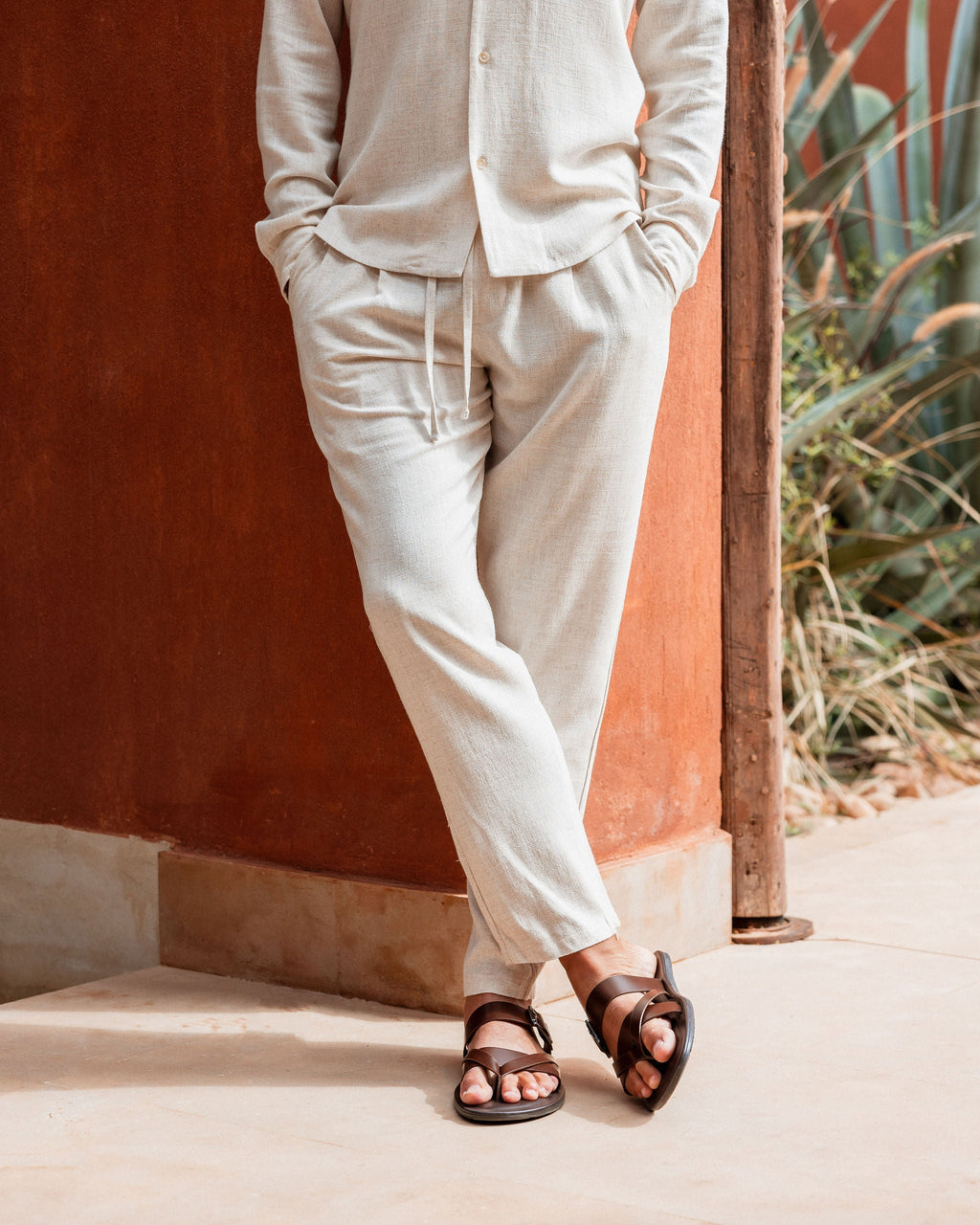 Pantalon Lin — Avoine