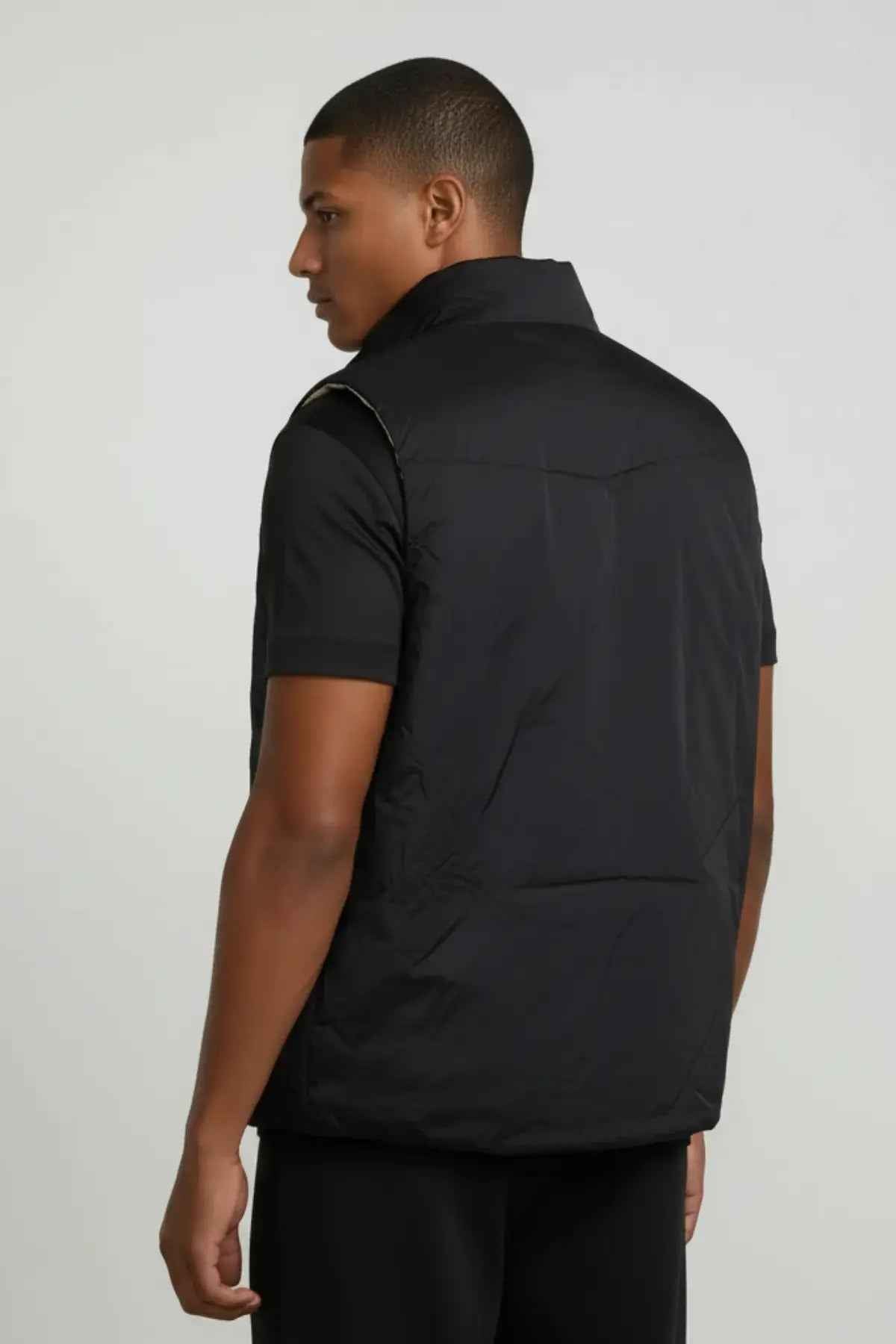 Gilet Dual Sans Manches — Noir