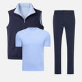 Ensemble Réversible — Bleu Layette / Bleu Marine