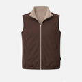 Gilet Réversible Voyage — Espresso / Taupe