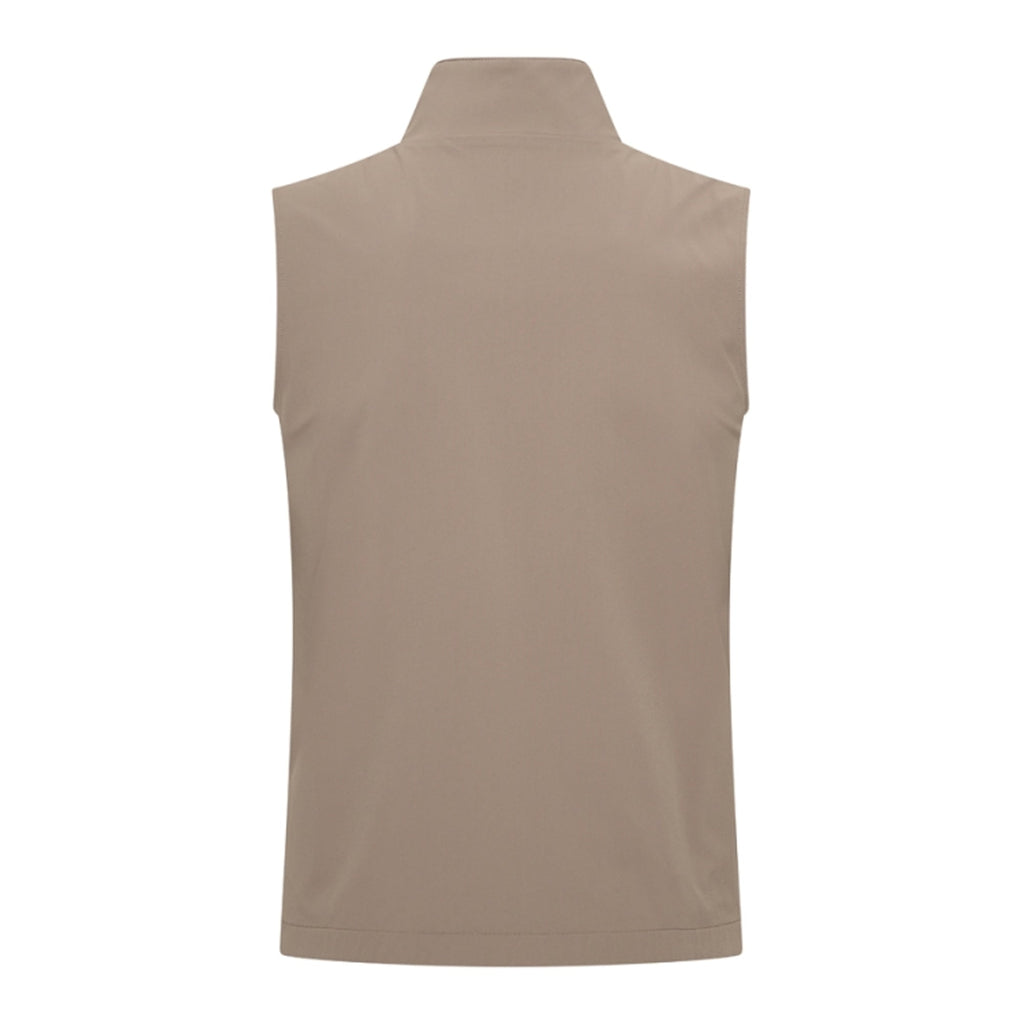 Gilet Réversible Voyage — Espresso / Taupe