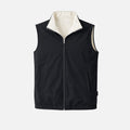 Gilet Réversible Voyage — Noir / Crème