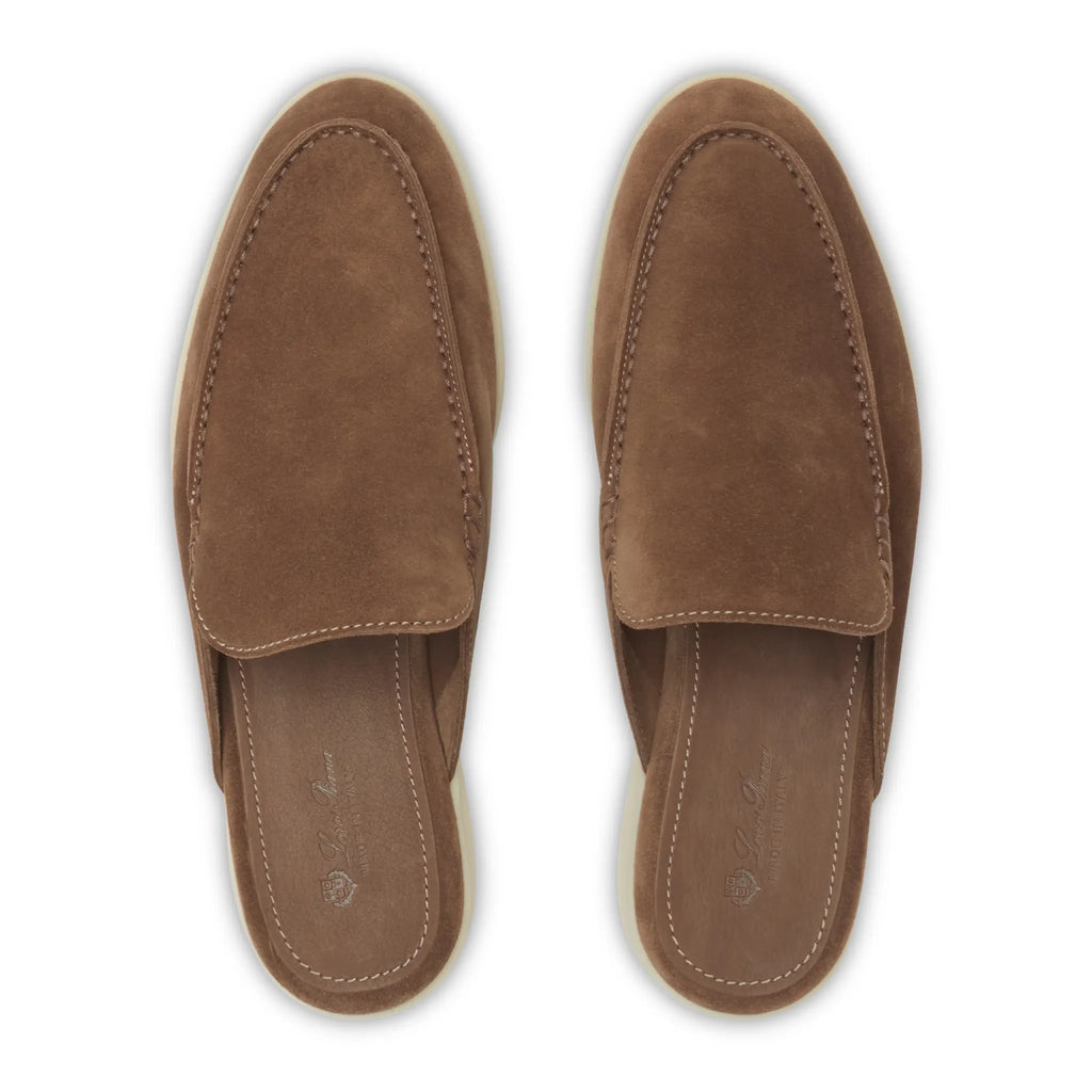 Mocassins Babouche Daim — Sauge