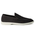 Mocassins Daim — Anthracite