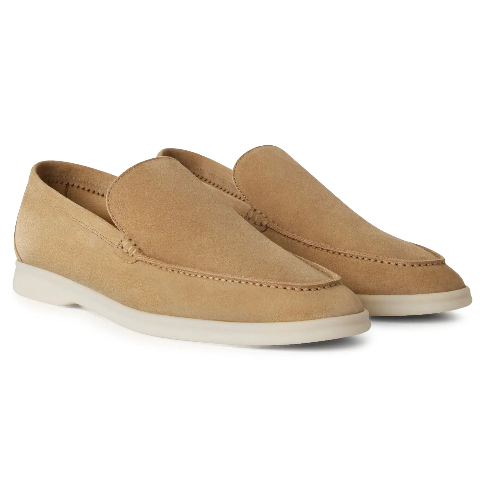 Mocassins Daim — Gris Fumé