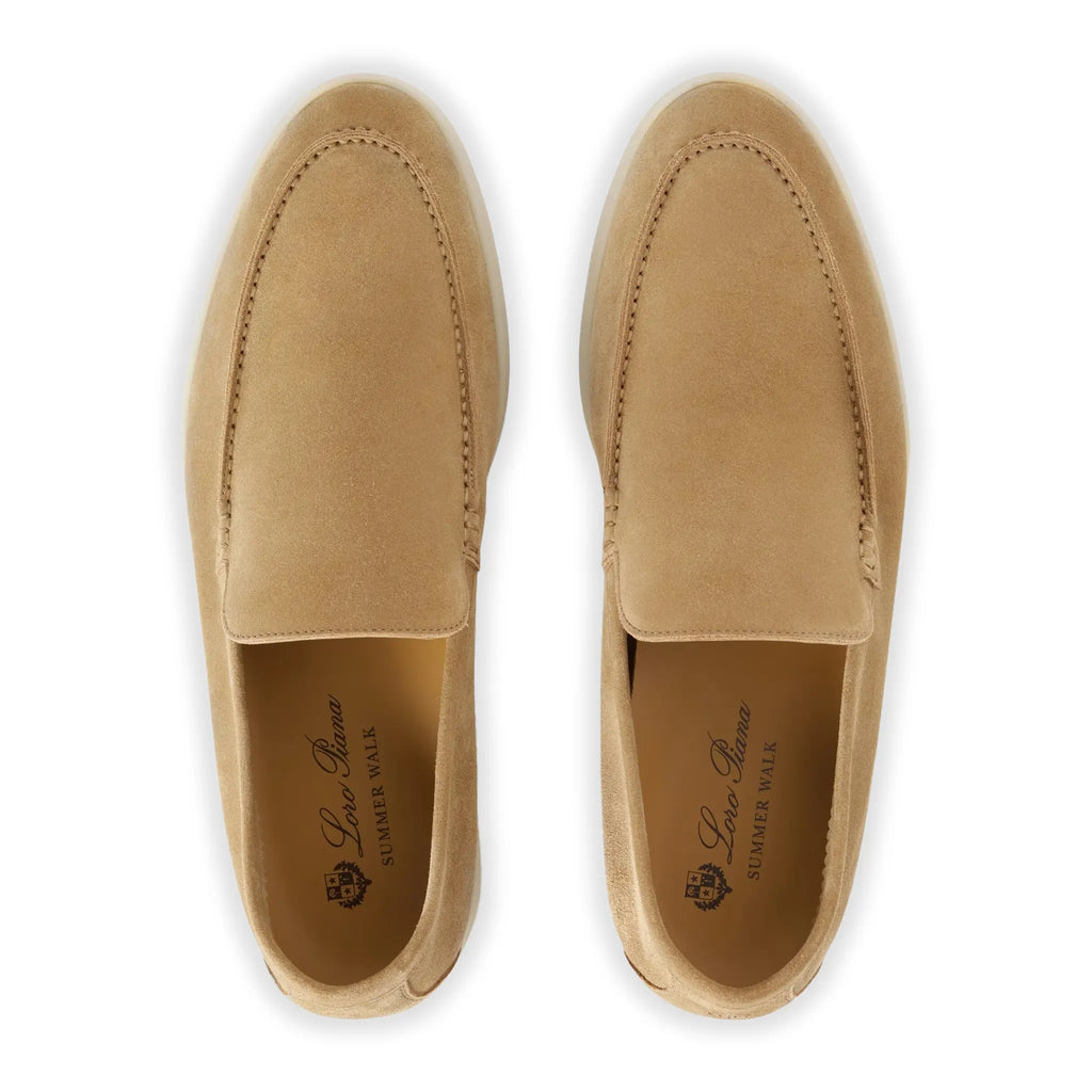 Mocassins Daim — Gris Fumé