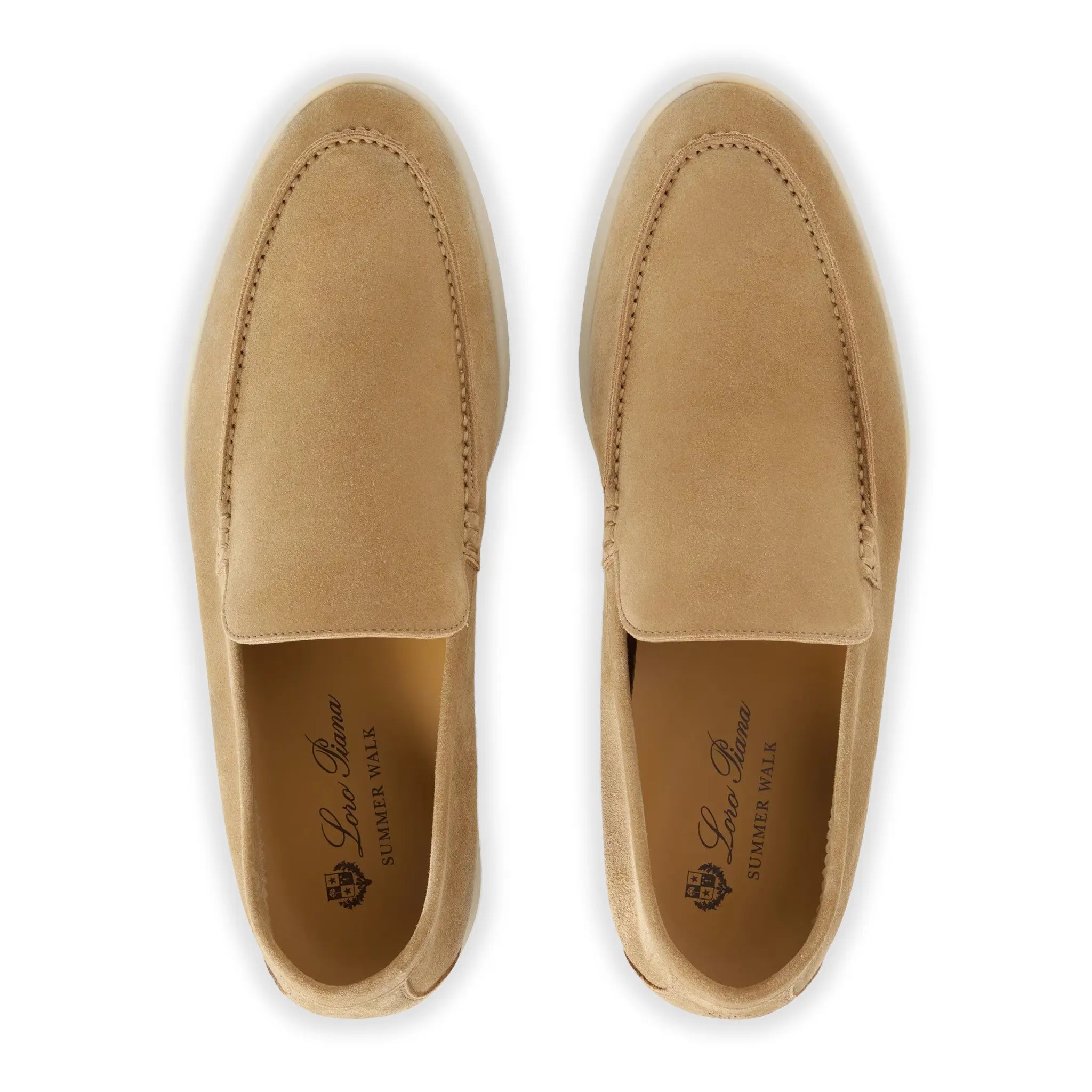 Mocassins Daim — Gris Fumé