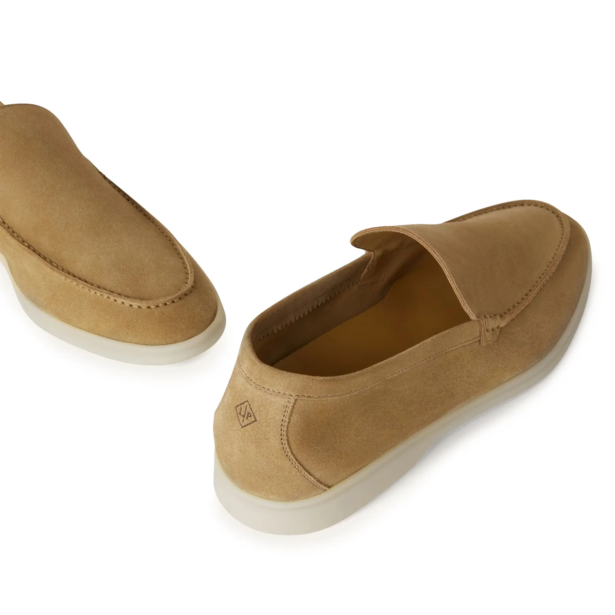 Mocassins Daim — Gris Fumé