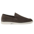Mocassins Daim — Gris Taupe