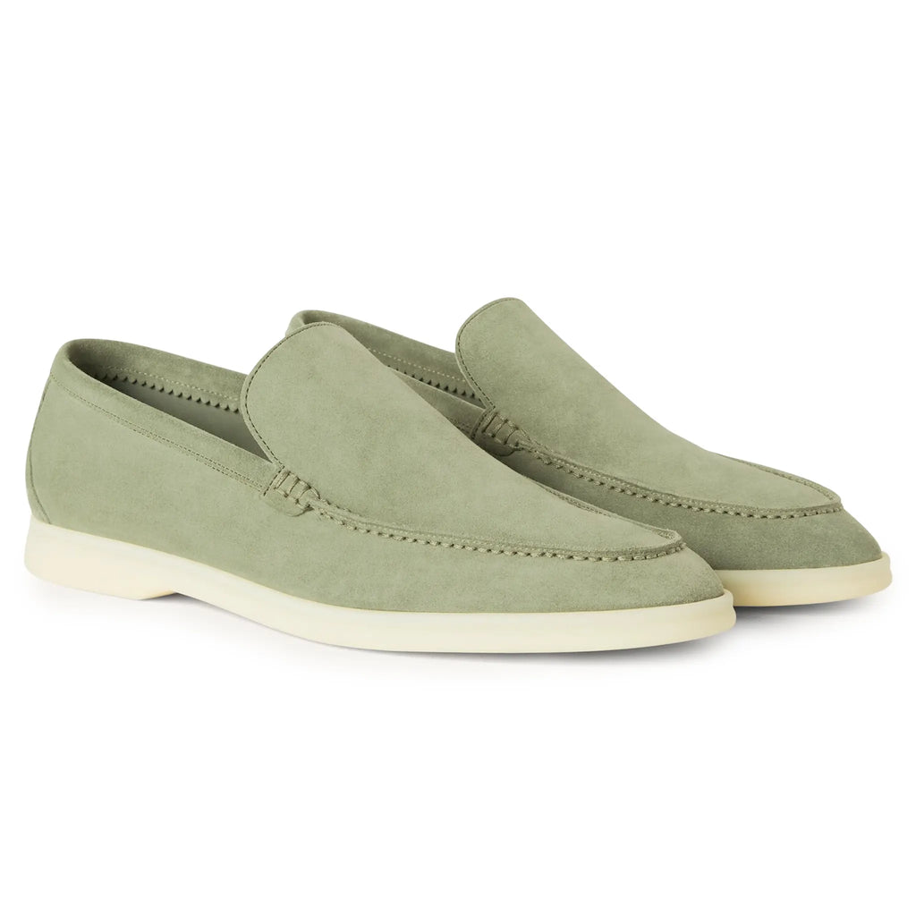 Mocassins Daim — Vert