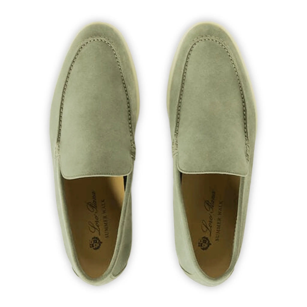Mocassins Daim — Vert