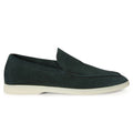 Mocassins Daim — Vert Foncé