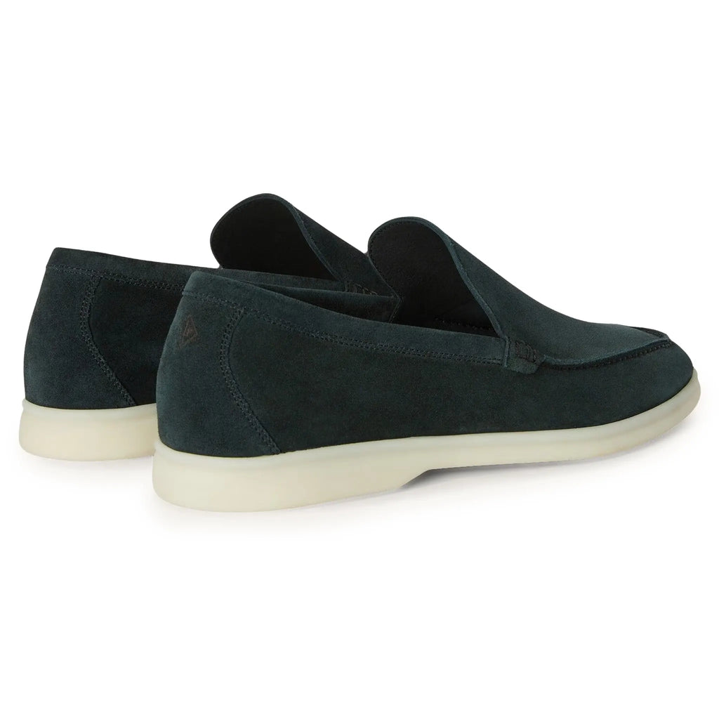 Mocassins Daim — Vert Foncé