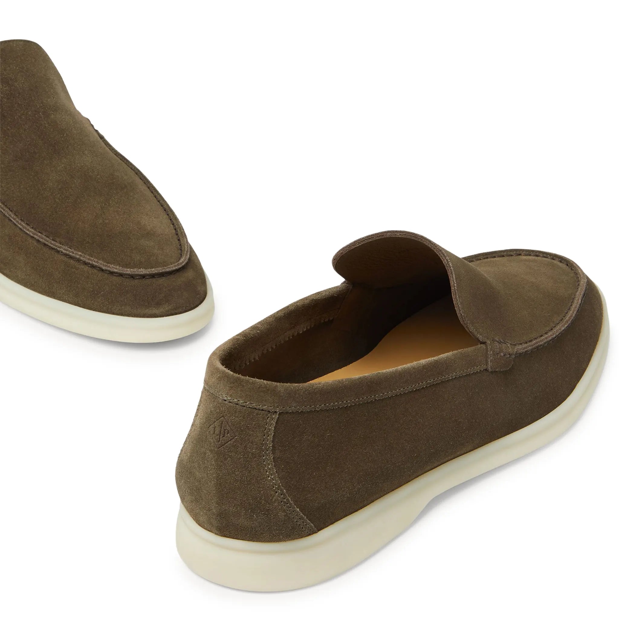 Mocassins Daim — Vert Mousse