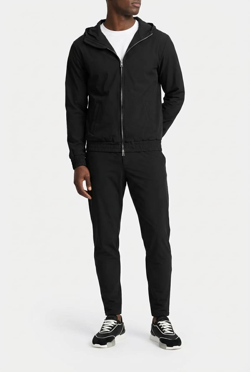 Ensemble Signature à Capuche — Noir