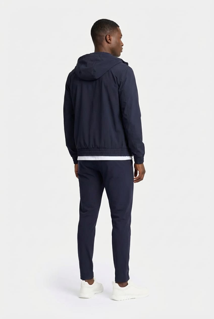 Ensemble Signature à Capuche — Bleu Marine