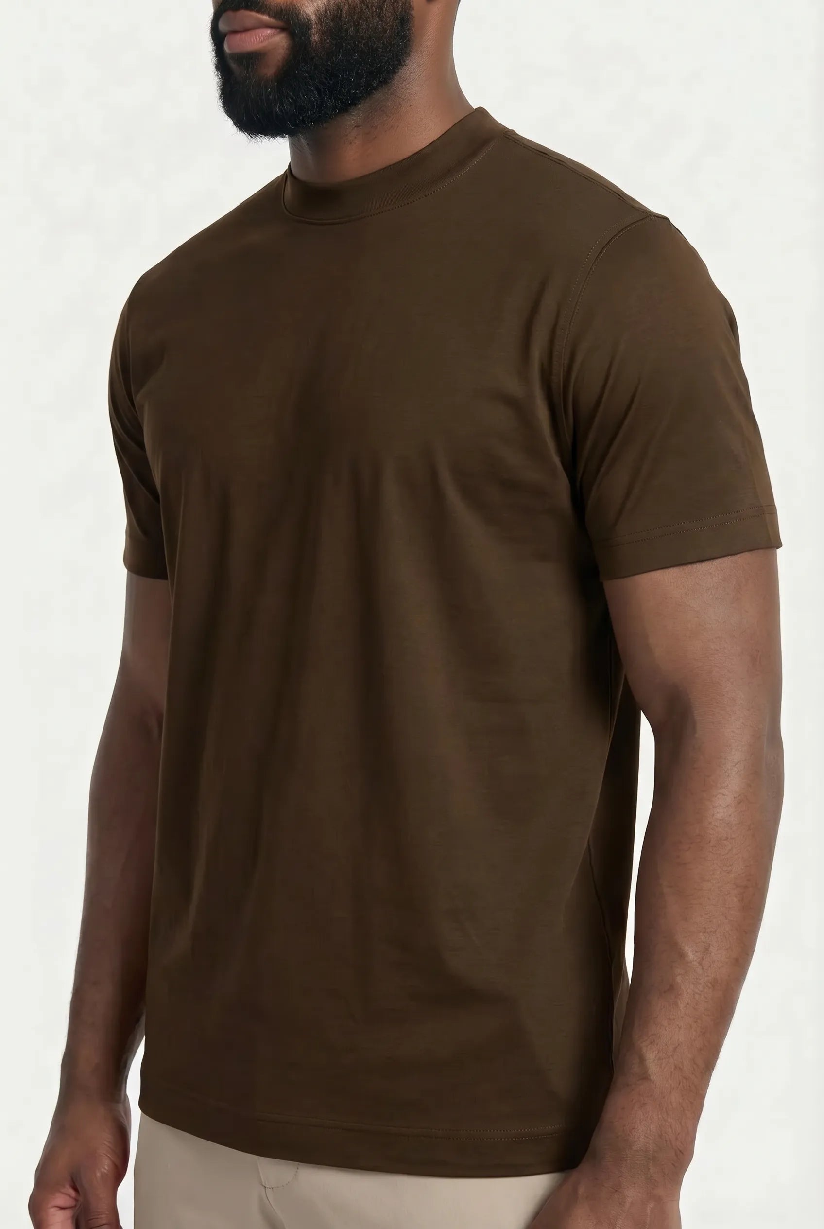 T-shirt Luxe — Cognac