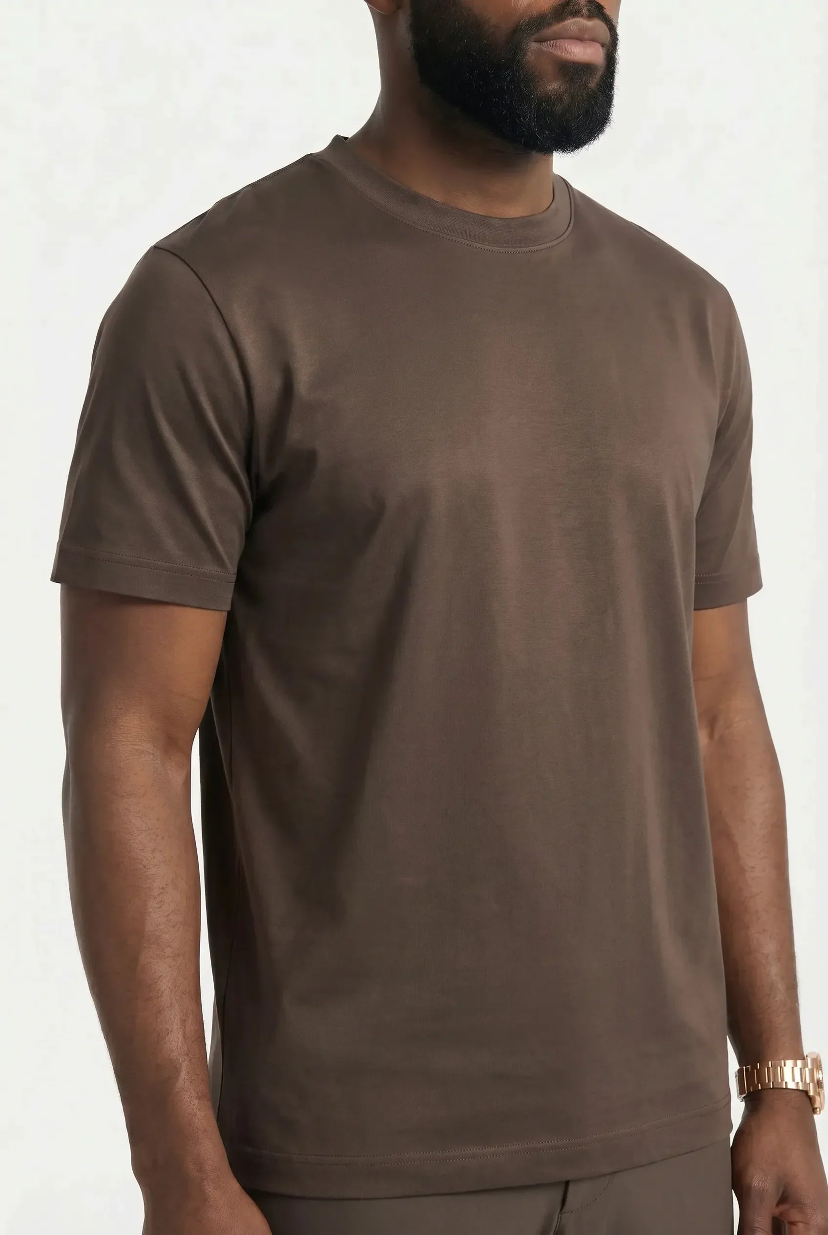 T-shirt Luxe — Cognac