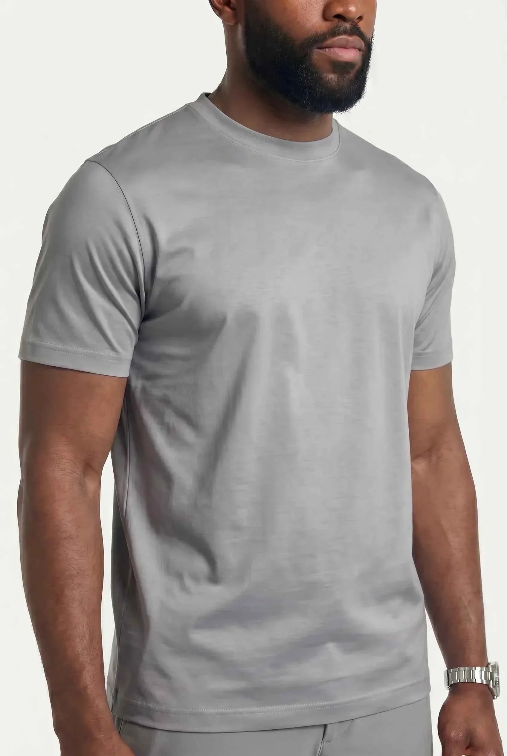 T-shirt Luxe — Gris Perle