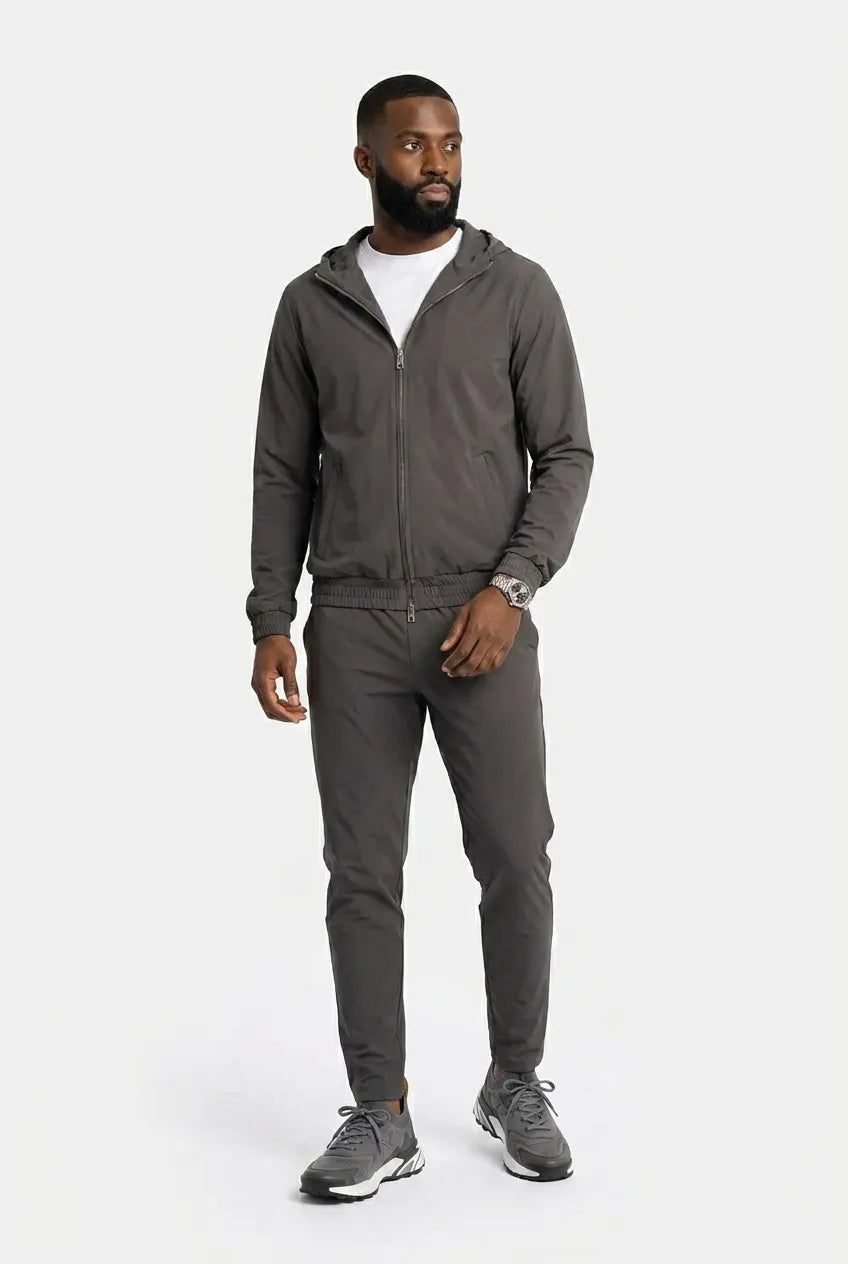 Ensemble Signature à Capuche — Anthracite