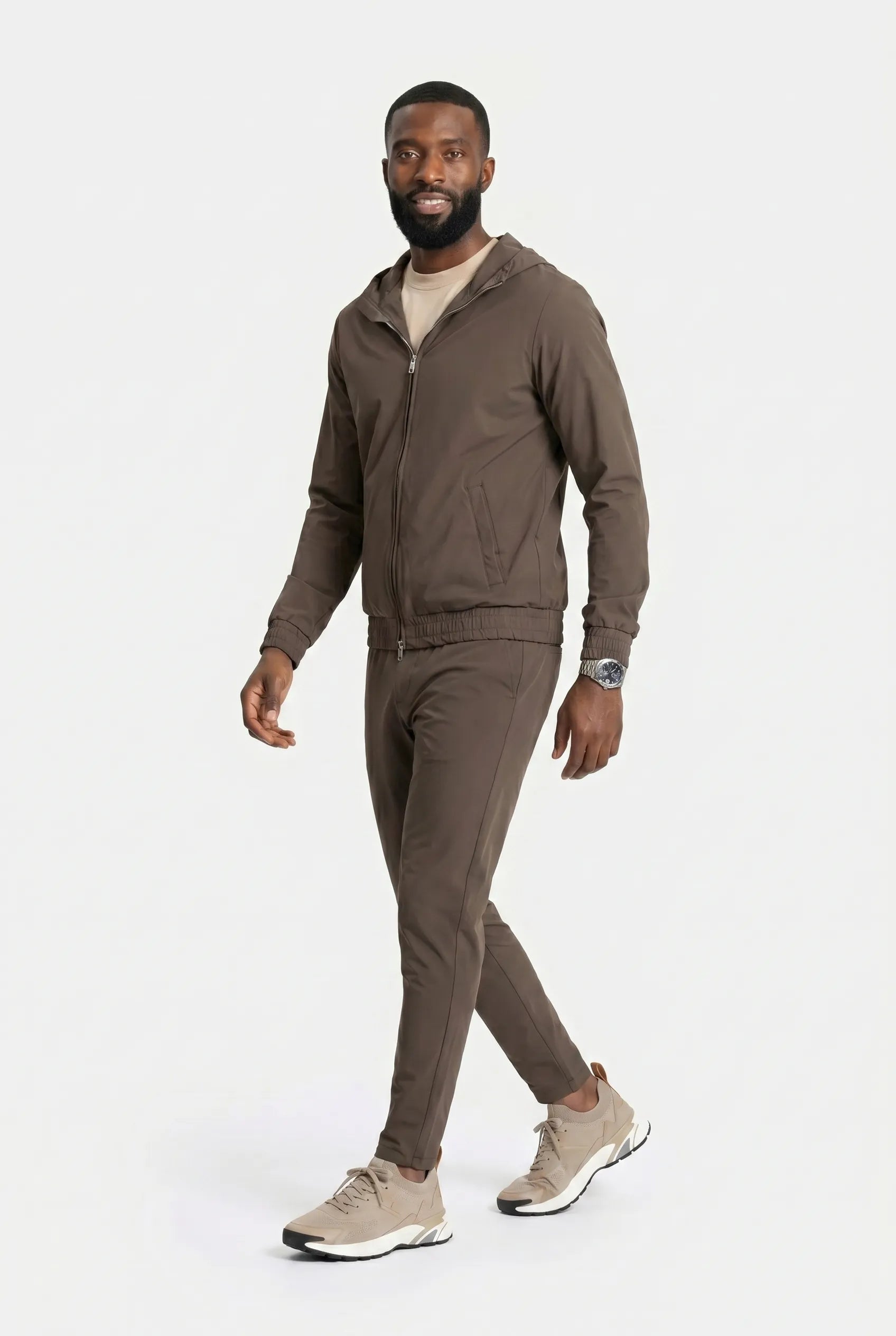 Ensemble Signature à Capuche — Cognac