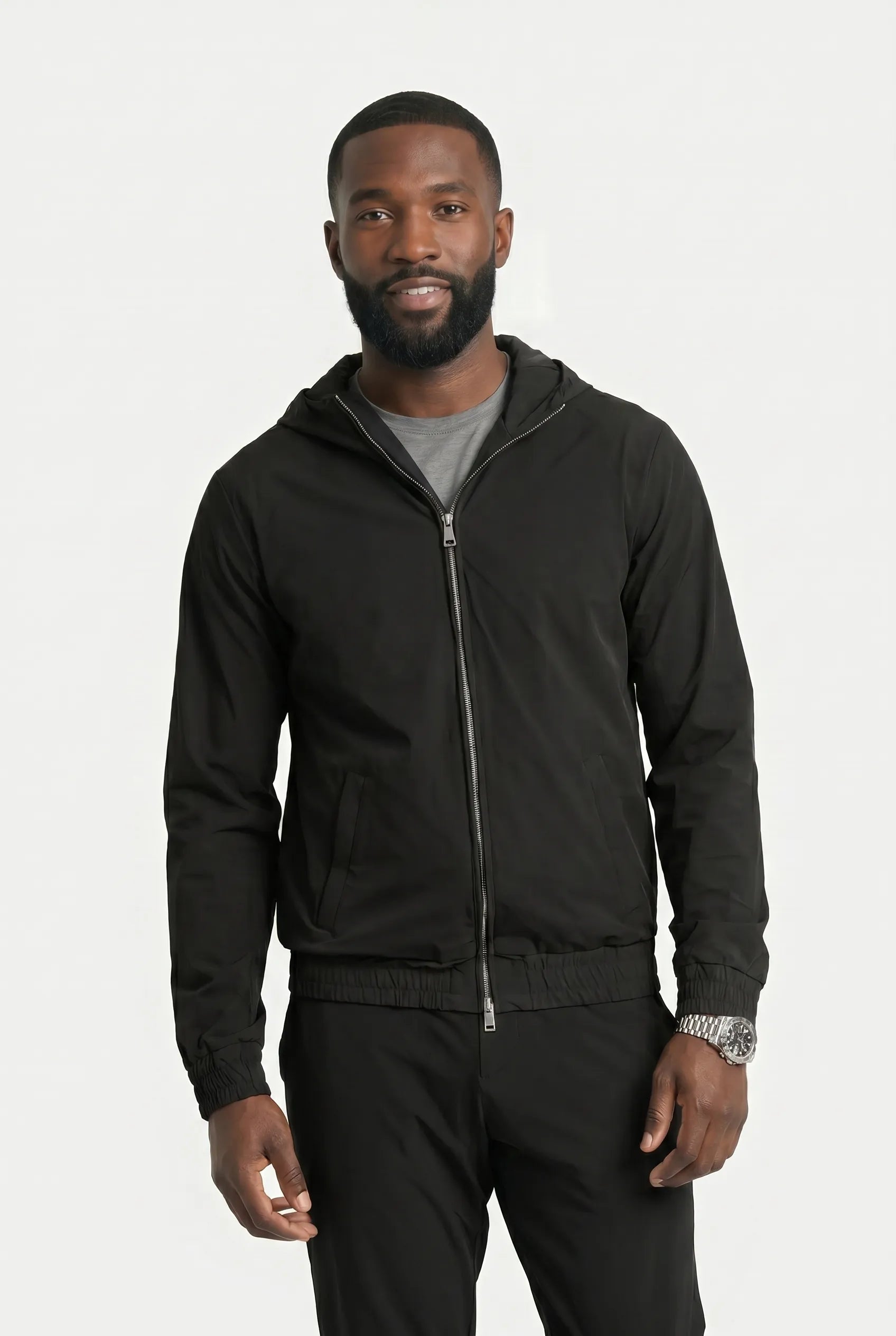 Ensemble Signature à Capuche — Noir