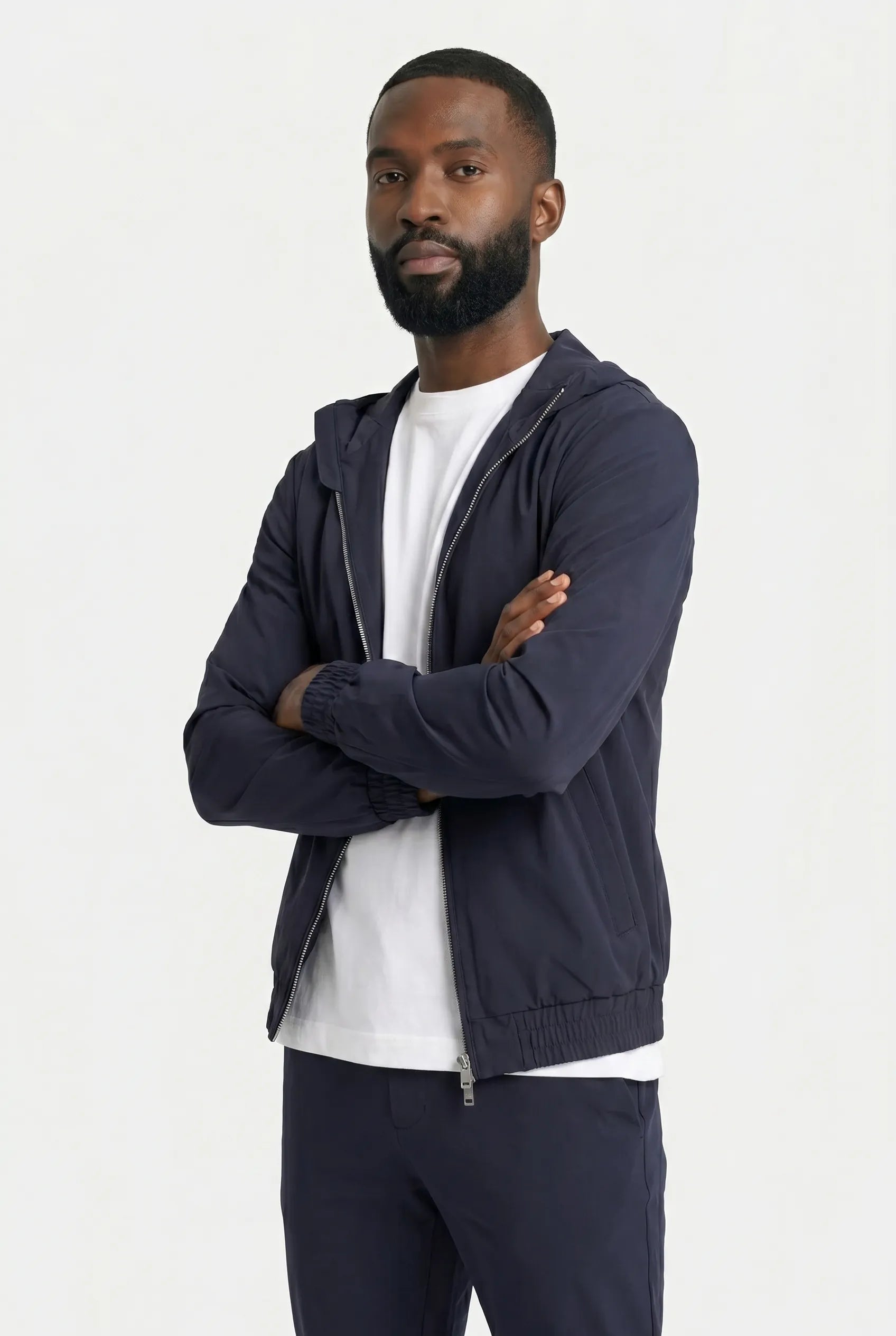 Ensemble Signature à Capuche — Bleu Marine