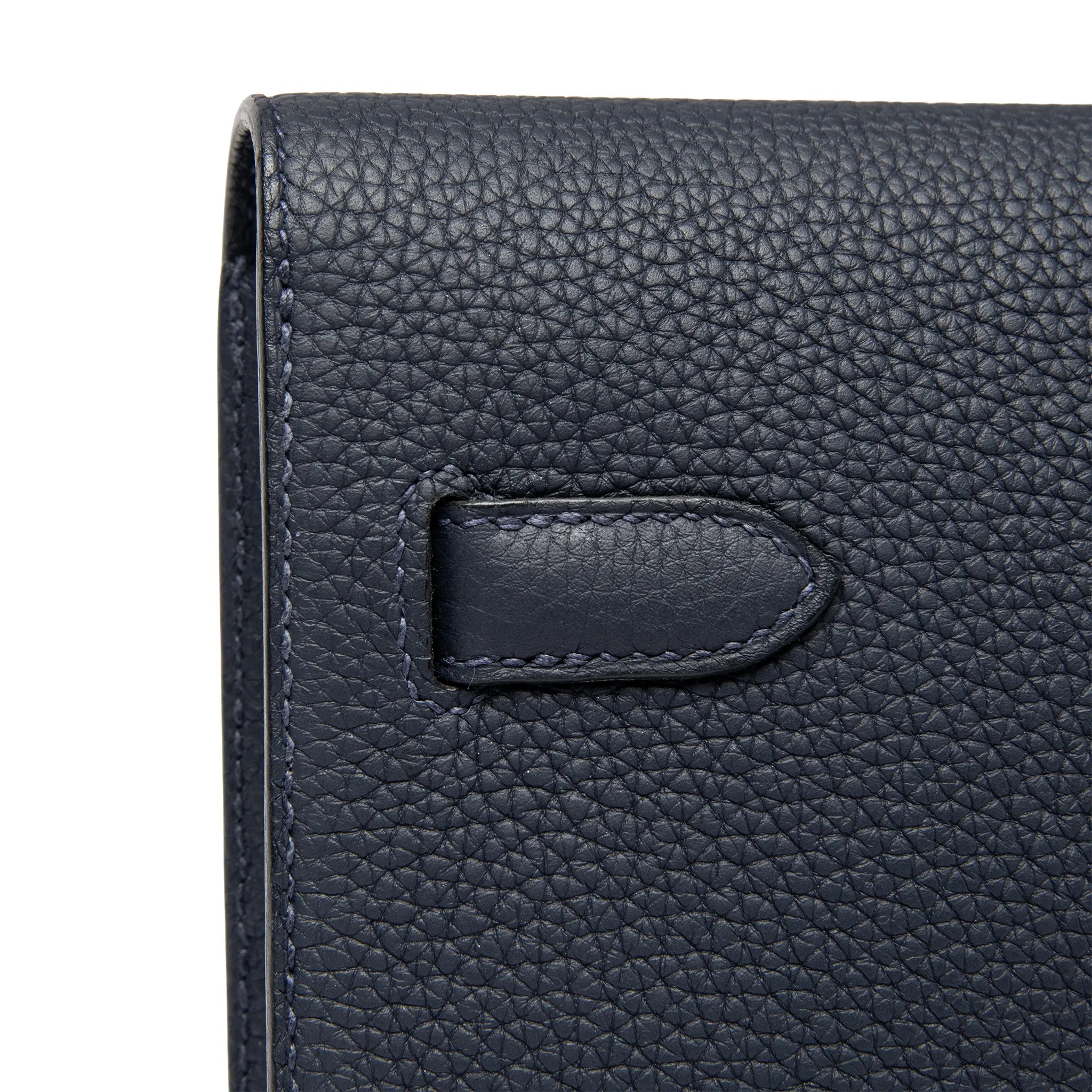 Pochette Cuir — Bleu Nuit