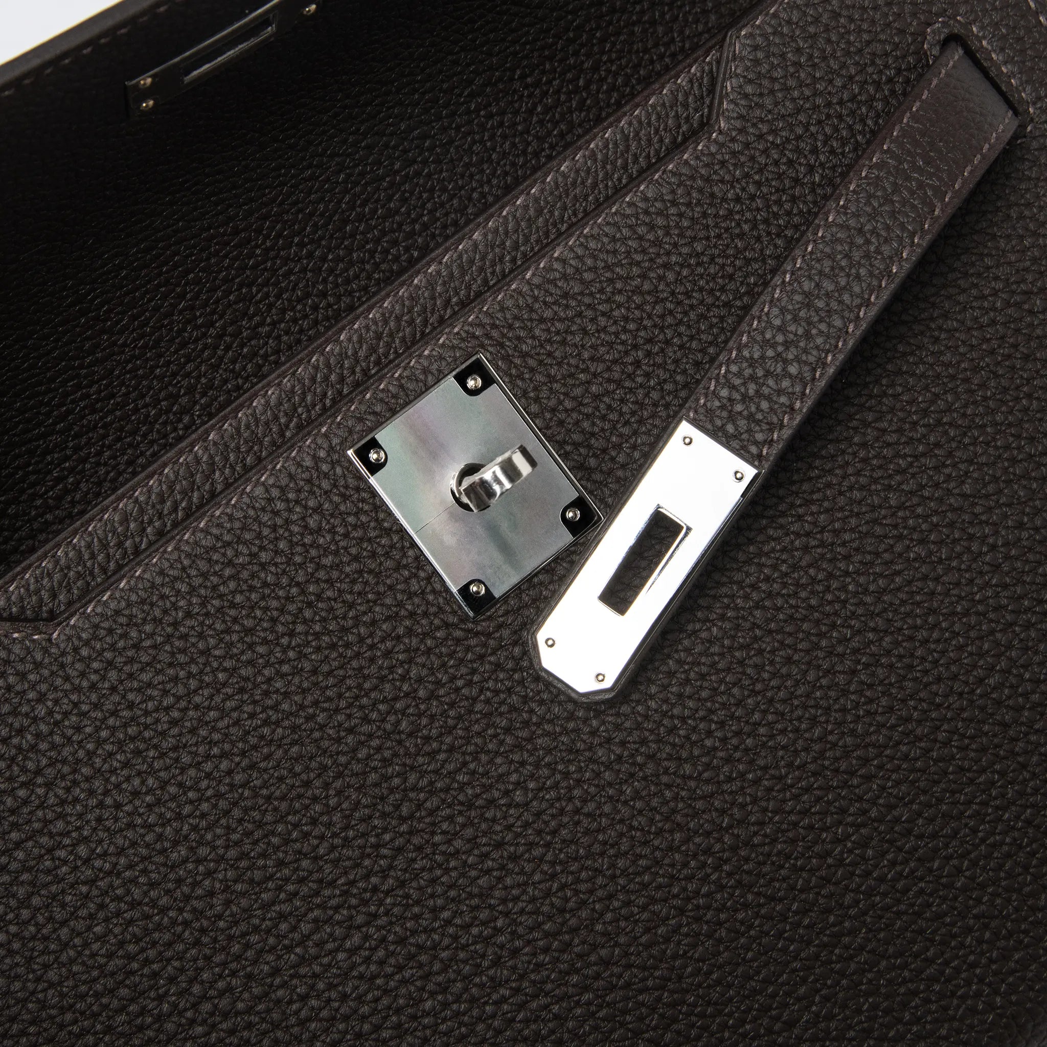 Pochette Cuir — Brun