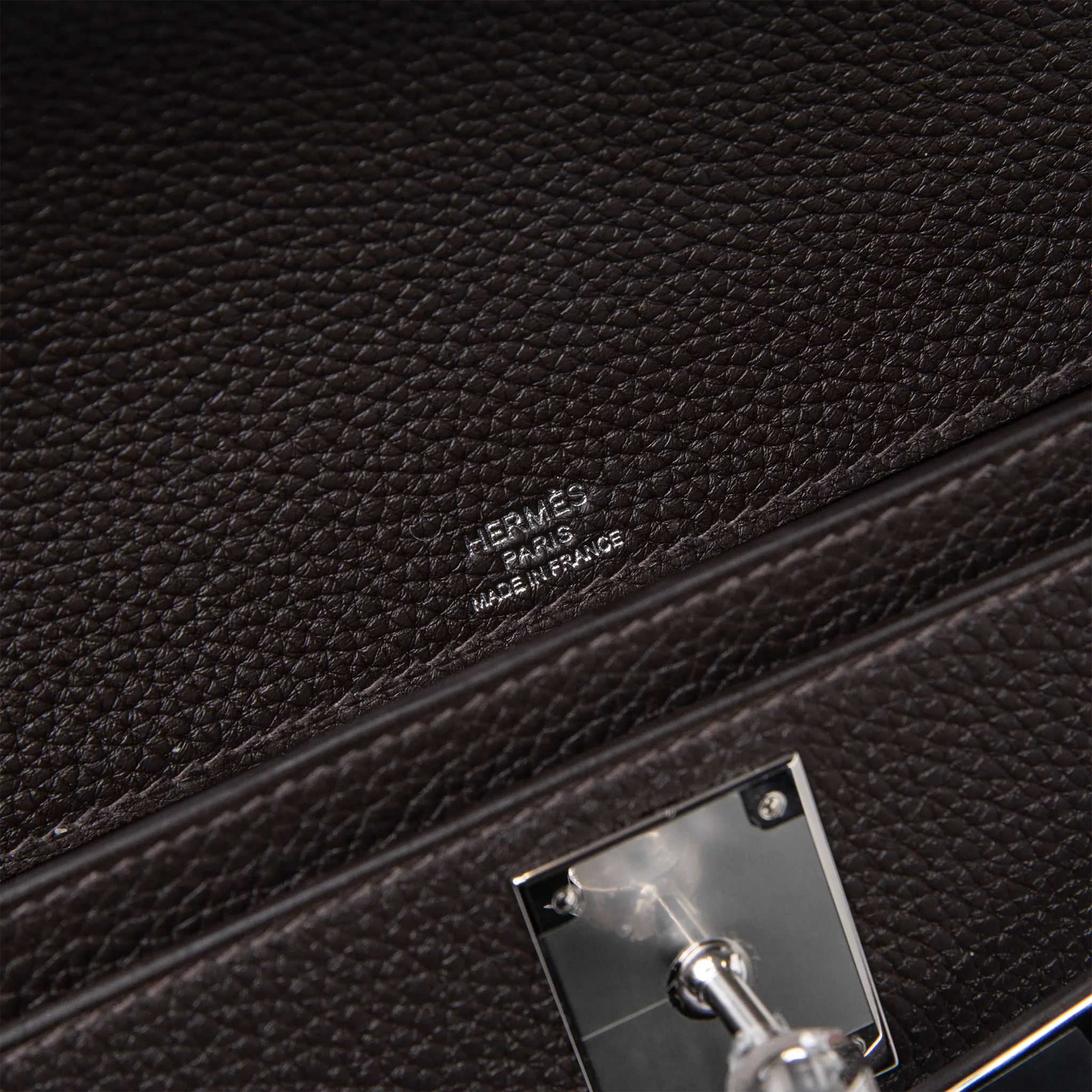 Pochette Cuir — Brun