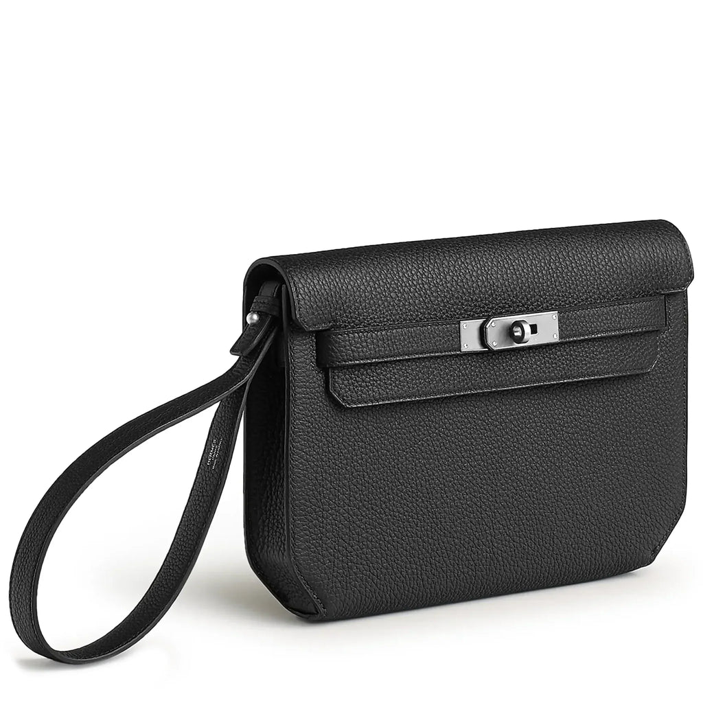 Pochette Cuir — Noir