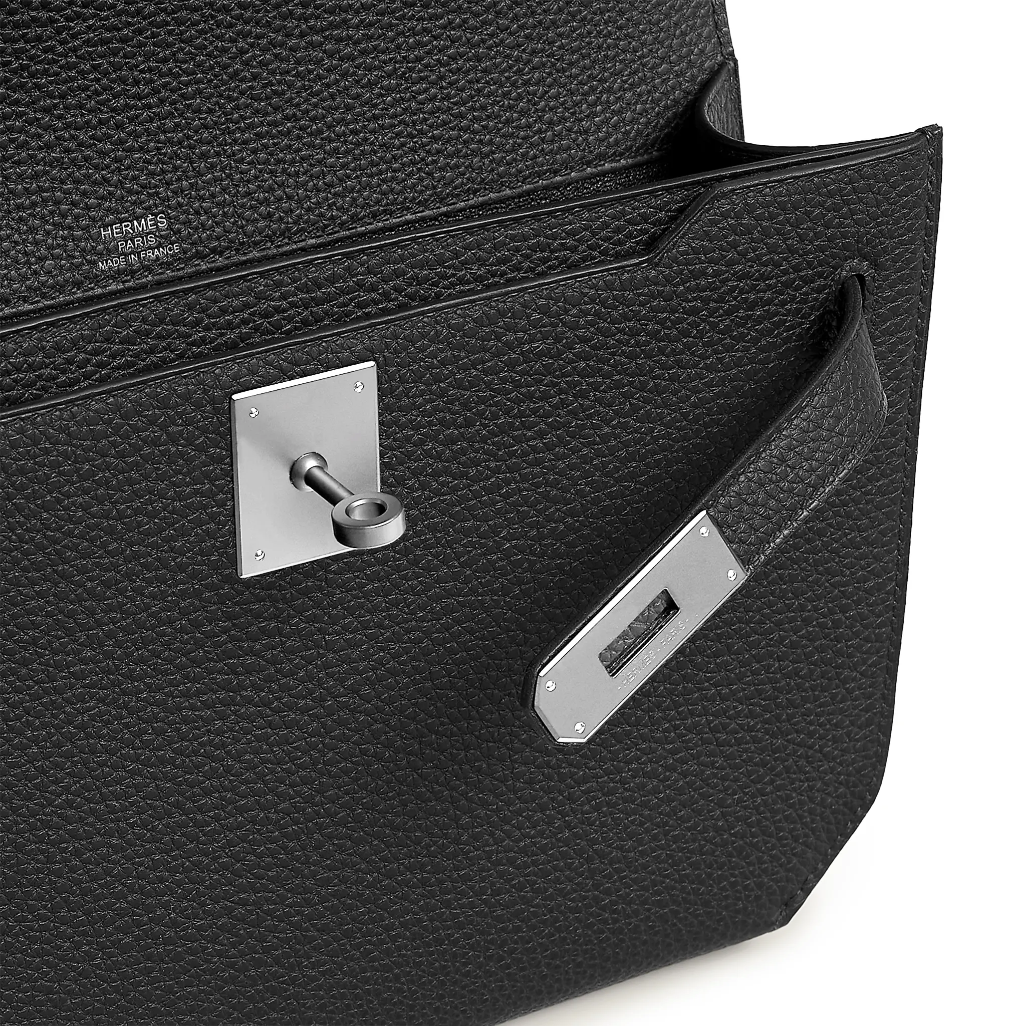 Pochette Cuir — Noir