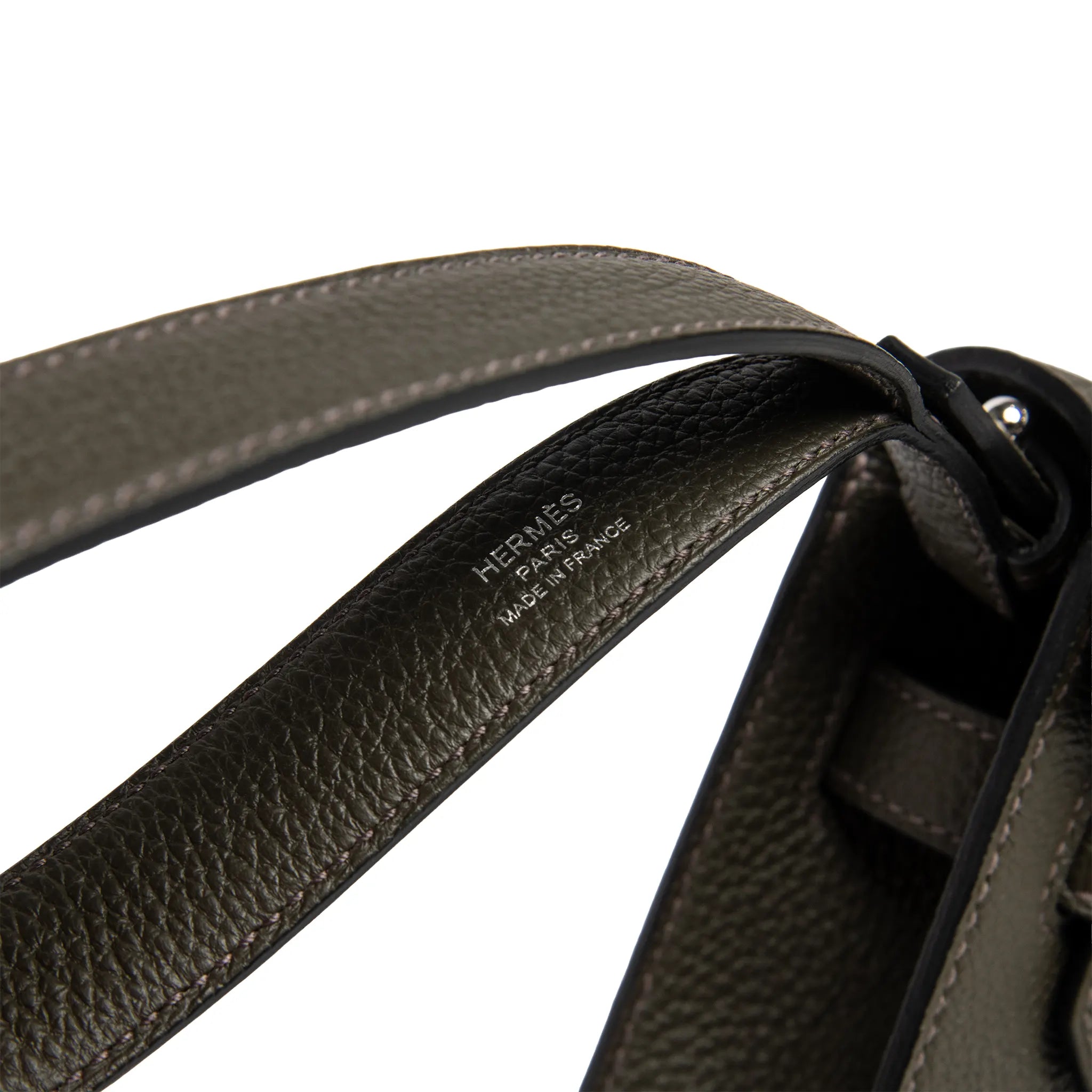 Pochette Cuir — Vert-de-Gris