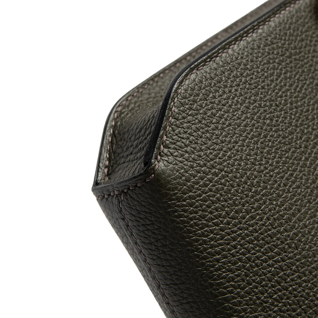 Pochette Cuir — Vert-de-Gris