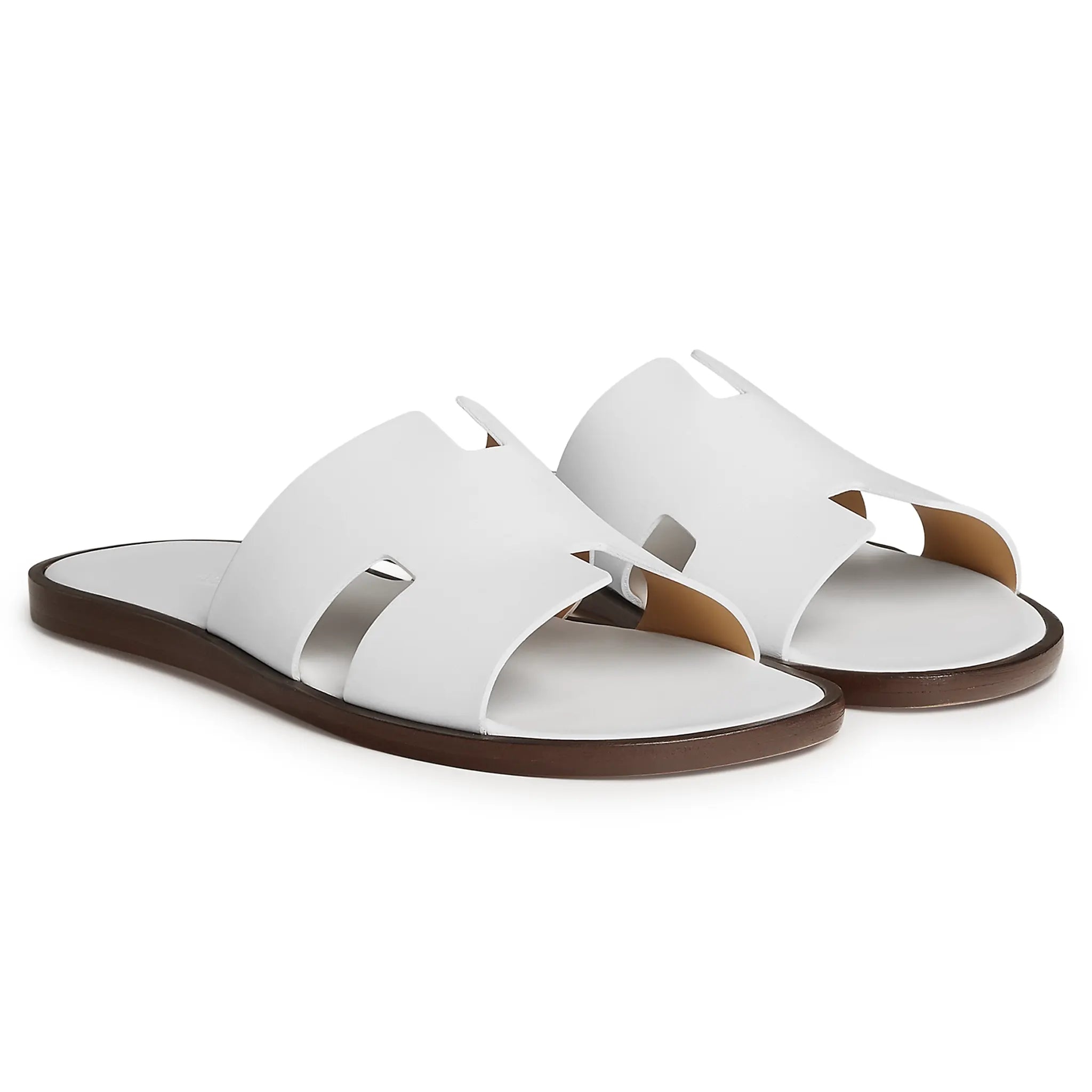 Sandales Cuir — Blanc