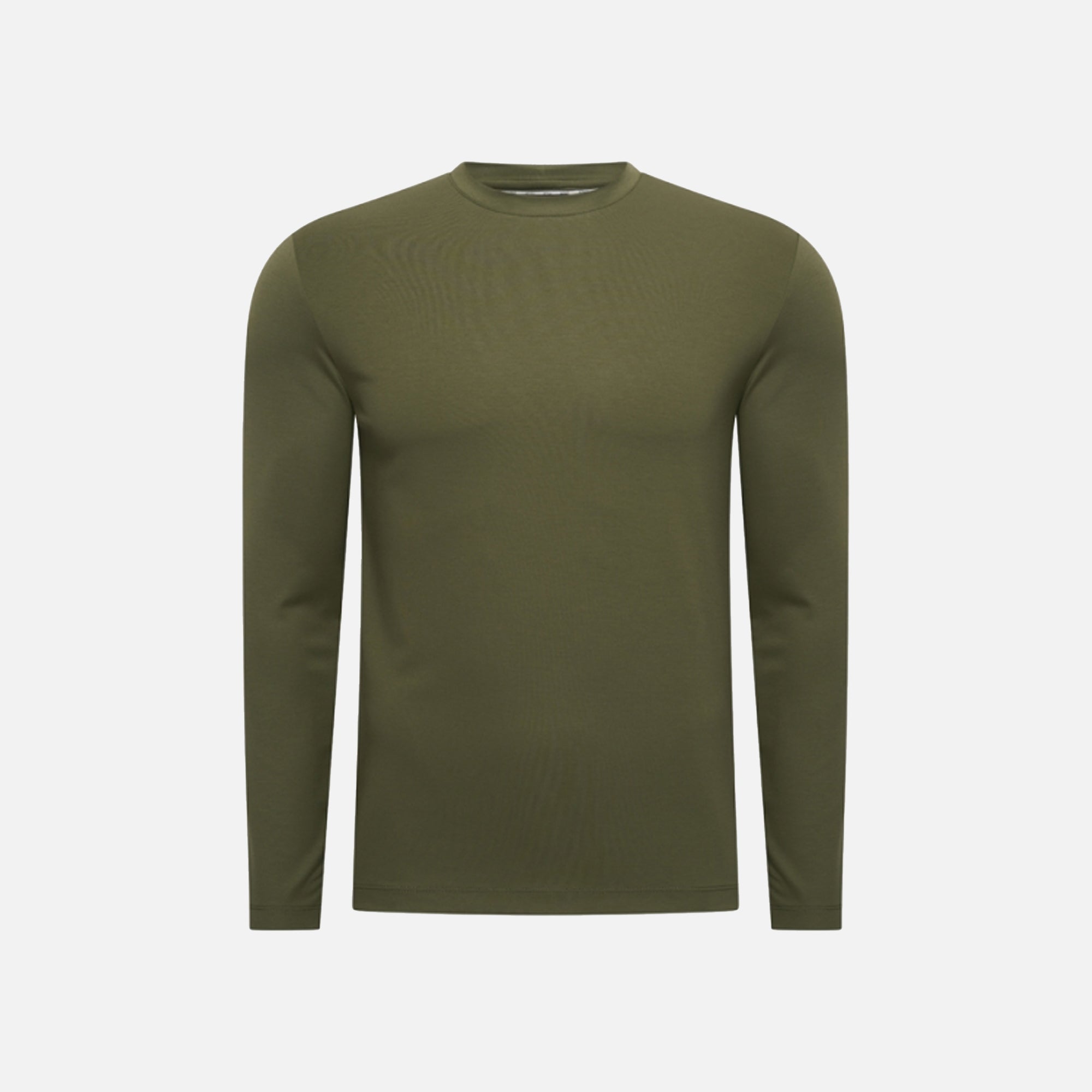 T-Shirt Manches Longues Satiné — Vert
