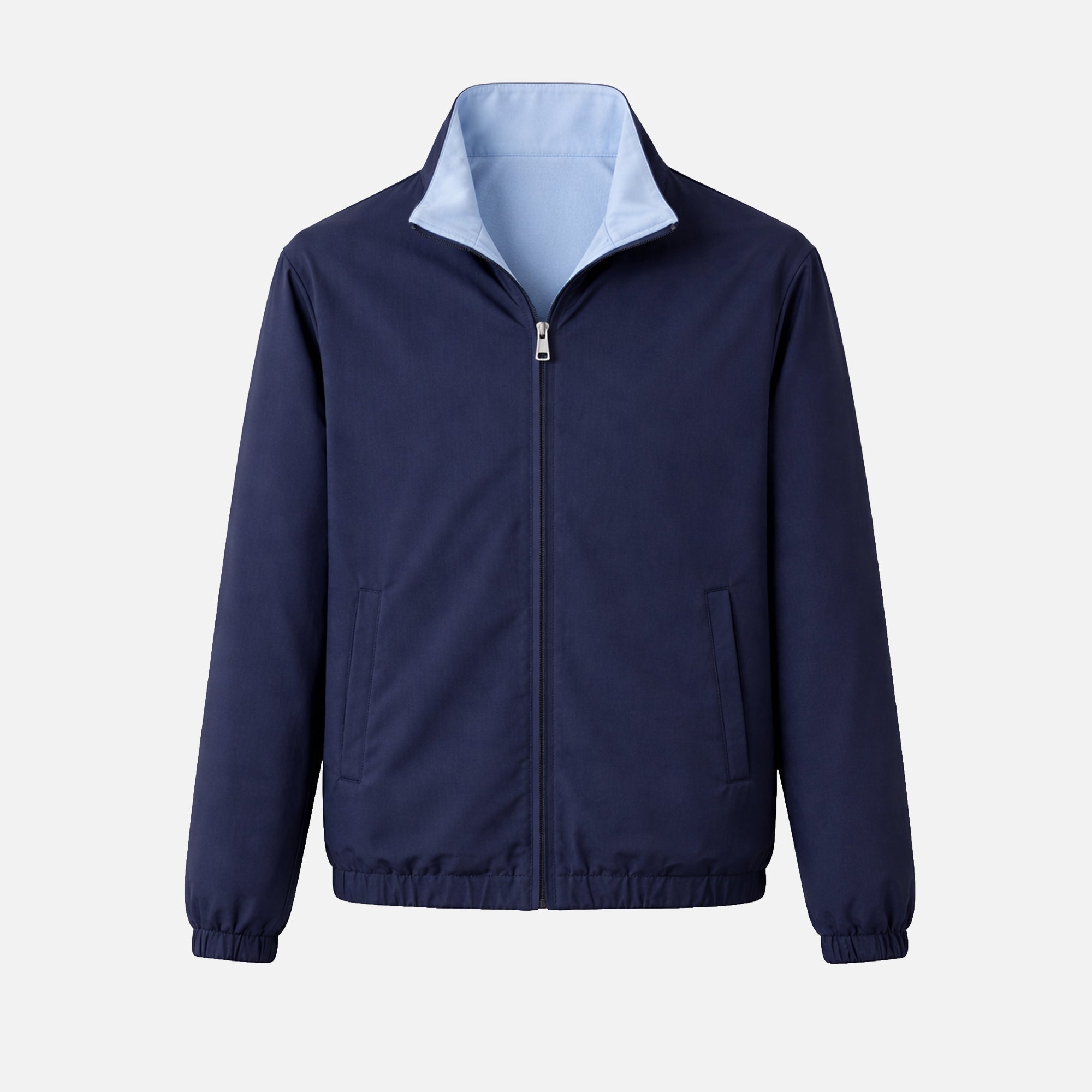 Veste Réversible Voyage — Bleu Marine / Bleu / Bleu Layette
